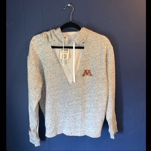 VS pink cutout sweatshirt